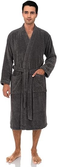 Men’s Robe 100% Cotton Soft Terry  Bathrobe
