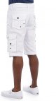 Mens and Solid Colors Knee Length Classic Fit Multi Pocket