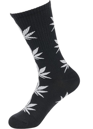 Athletic Sports High Crew Socks for Men Women Leaf Cotton Sock